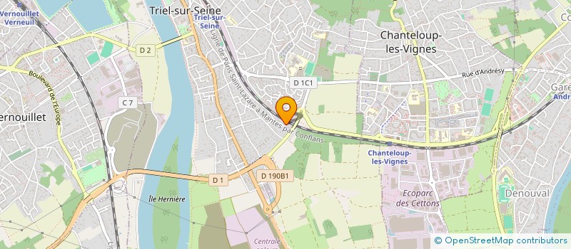 localisation de l'entreprise MONSIEUR SHAH SHAH  TRIEL-SUR-SEINE