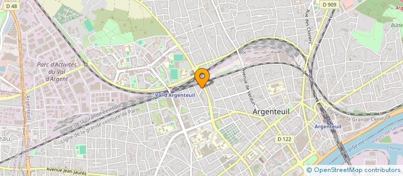 localisation de l'entreprise MONSIEUR SHAHAB AHMED  ARGENTEUIL