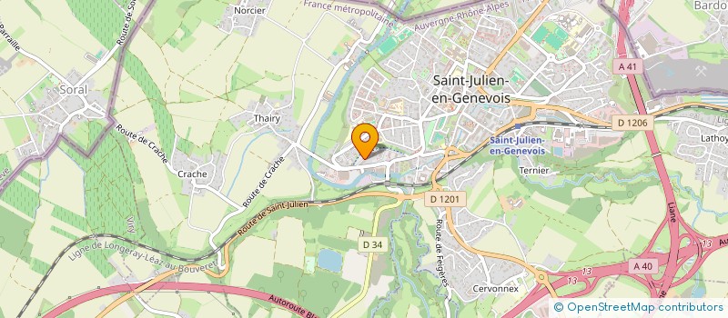 localisation de l'entreprise MONSIEUR SHAHADAT HOSSAIN  SAINT-JULIEN-EN-GENEVOIS