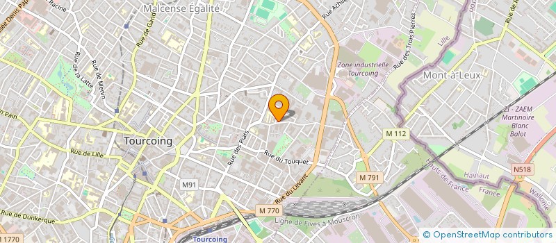 localisation de l'entreprise MONSIEUR SHAHAR YAR HUSSAIN  TOURCOING