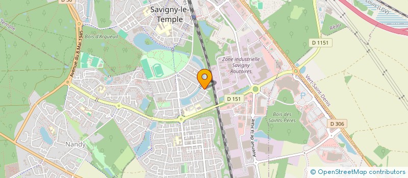 localisation de l'entreprise MONSIEUR SHAHBAN AHSAN  SAVIGNY-LE-TEMPLE