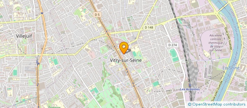 localisation de l'entreprise MONSIEUR SHAHBAZ ALI  VITRY-SUR-SEINE