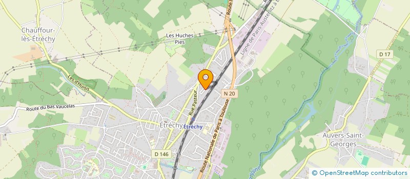 localisation de l'entreprise MONSIEUR SHAHBAZ YAQOOB  ETRECHY