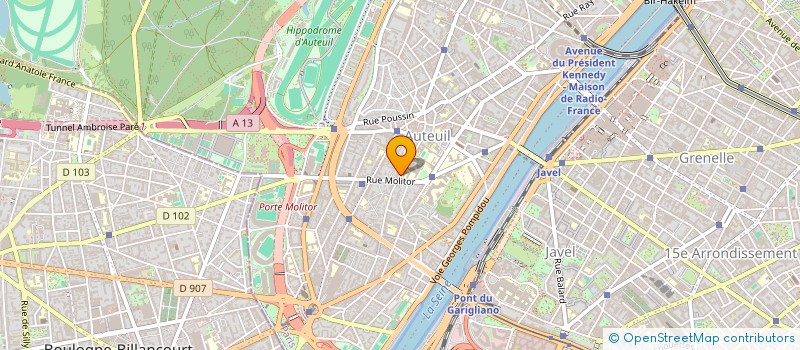 localisation de l'entreprise MONSIEUR SHAHDAD GALDARI  PARIS