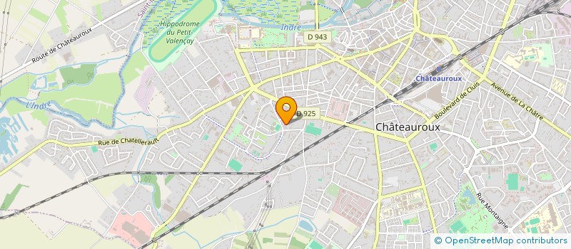 localisation de l'entreprise MONSIEUR SHAHED AHMED à CHATEAUROUX