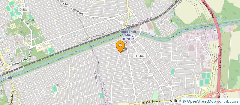 localisation de l'entreprise MONSIEUR SHAHID HUSSAIN  VILLEPARISIS