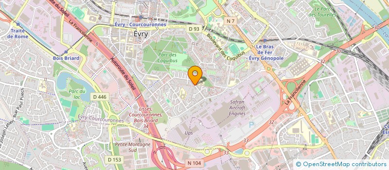 localisation de l'entreprise MONSIEUR SHAHID KHAWAJA  EVRY-COURCOURONNES