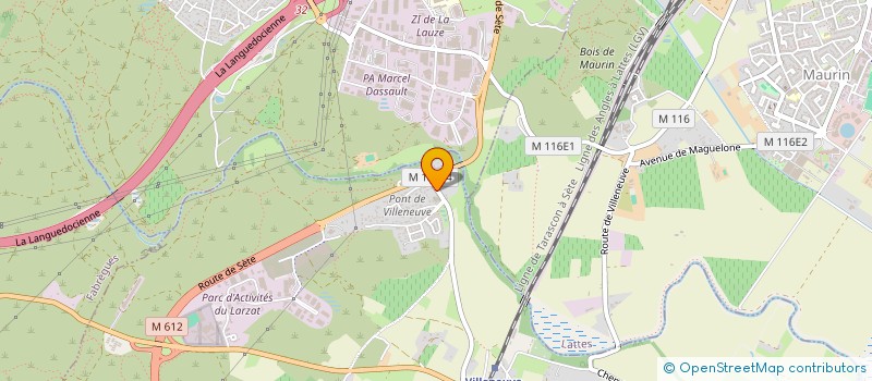 localisation de l'entreprise MONSIEUR SHAHID MOSAZAI  VILLENEUVE-LES-MAGUELONE