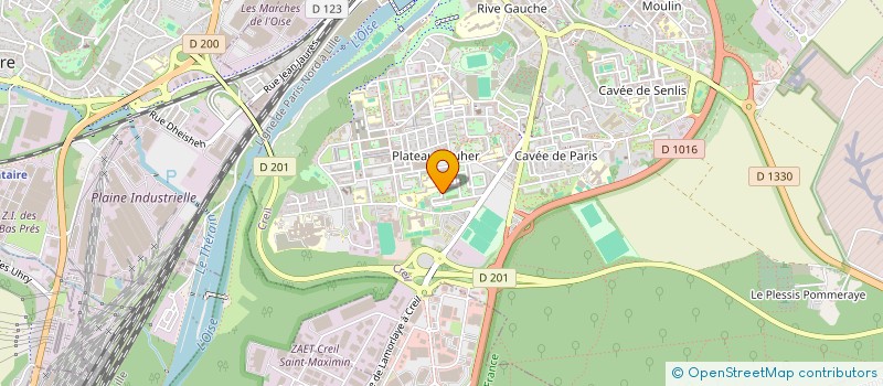 localisation de l'entreprise MONSIEUR SHAHID RASOOL  CREIL