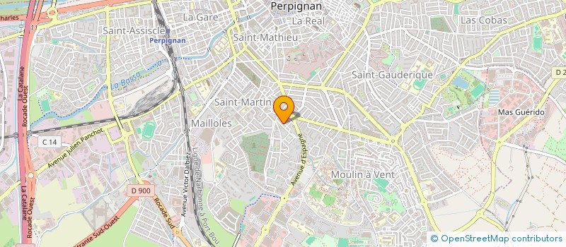 localisation de l'entreprise MONSIEUR SHAHID SAFI  PERPIGNAN