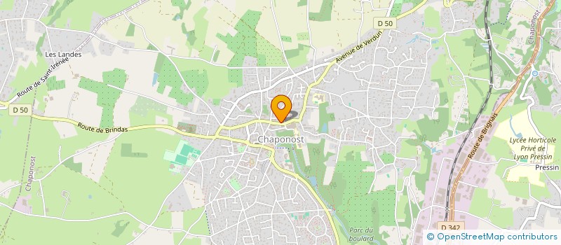 localisation de l'entreprise MONSIEUR SHAHIDULLAH ORIAKHEL  CHAPONOST