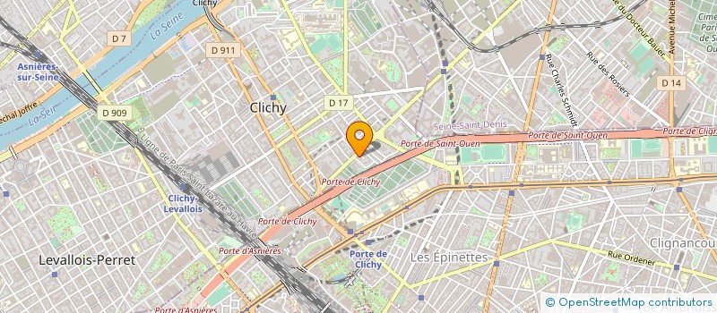 localisation de l'entreprise MONSIEUR SHAHIN AHMED à CLICHY