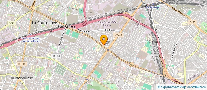 localisation de l'entreprise MONSIEUR SHAHIN ALOM à LA COURNEUVE