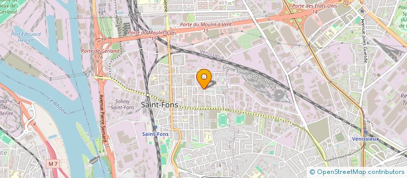 localisation de l'entreprise MONSIEUR SHAHIN AMMOUR  SAINT-FONS