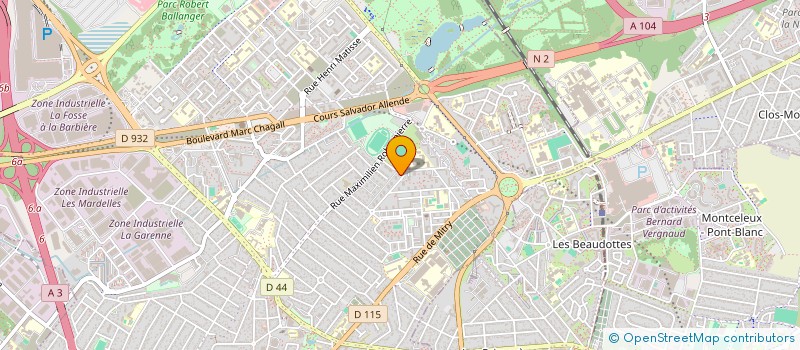 localisation de l'entreprise MONSIEUR SHAHINE HASSAIN  AULNAY-SOUS-BOIS