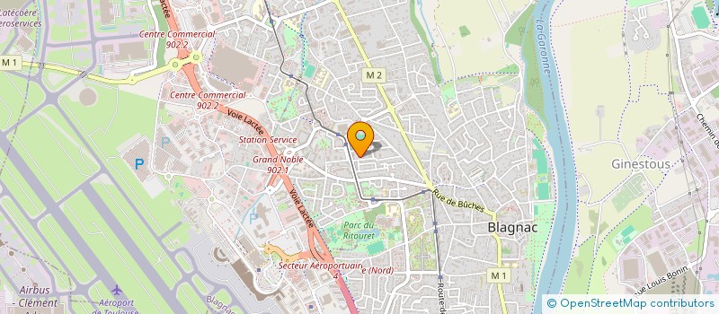 localisation de l'entreprise MONSIEUR SHAHOUD JARATLI  BLAGNAC