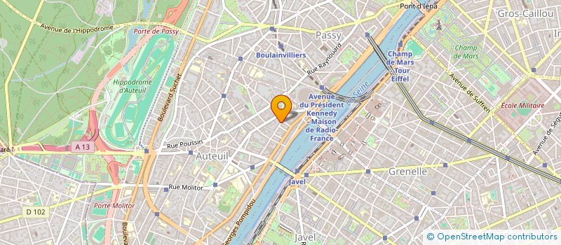 localisation de l'entreprise MONSIEUR SHAHRAM GALLEDARI  PARIS