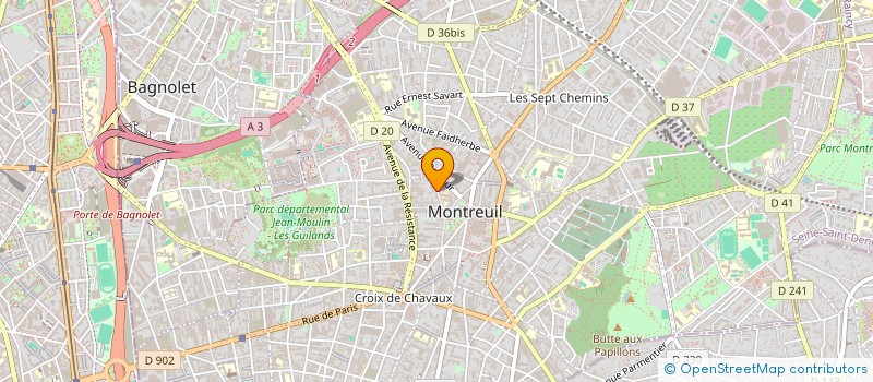 localisation de l'entreprise MONSIEUR SHAHRASOOL ORYAKHIL à MONTREUIL