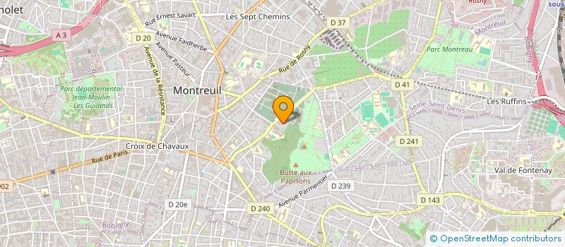 localisation de l'entreprise MONSIEUR SHAHROOZ DADVAND à MONTREUIL