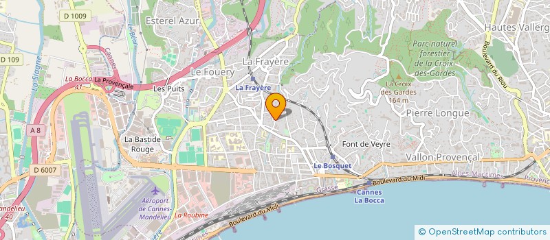 localisation de l'entreprise MONSIEUR SHAHROZ AHMAD à CANNES