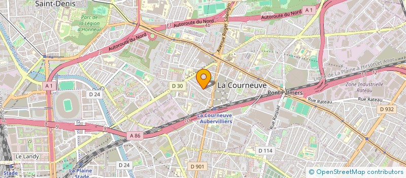 localisation de l'entreprise MONSIEUR SHAHUL MARECAR à LA COURNEUVE