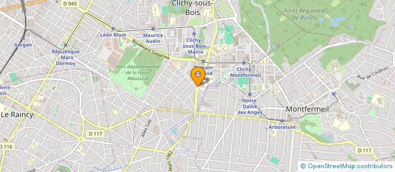 localisation de l'entreprise MONSIEUR SHAHZAD ABDUL à CLICHY-SOUS-BOIS