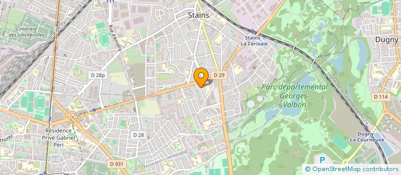 localisation de l'entreprise MONSIEUR SHAHZAD AHMED à STAINS