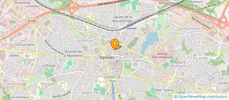 localisation de l'entreprise MONSIEUR SHAHZAD AMIRI à VANNES