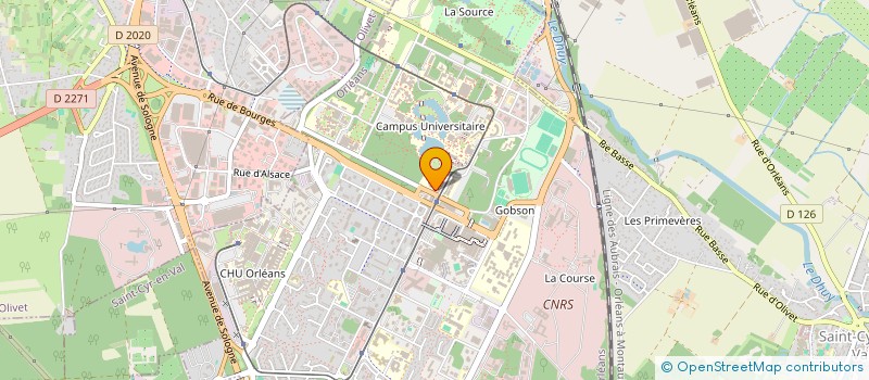 localisation de l'entreprise MONSIEUR SHAHZAN TARIQ  ORLEANS