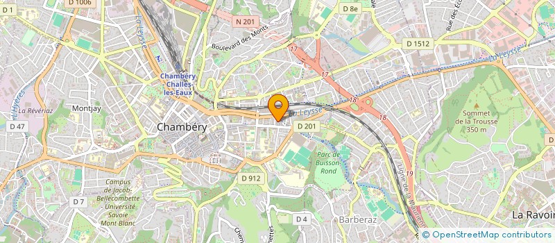 localisation de l'entreprise MONSIEUR SHAHZEB DURANI  CHAMBERY