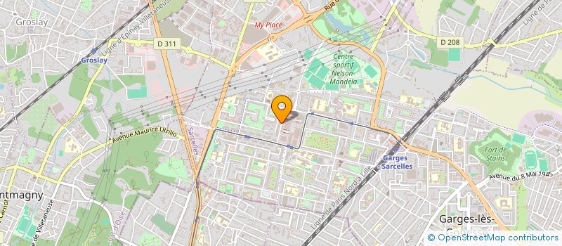 localisation de l'entreprise MONSIEUR SHAI ASSAL  SARCELLES