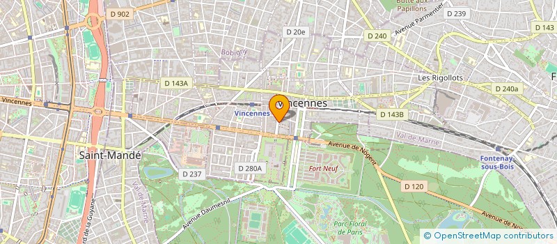 localisation de l'entreprise MONSIEUR SHAI COHEN à VINCENNES