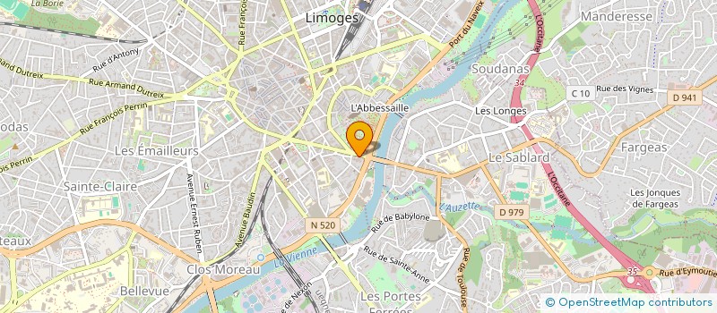 localisation de l'entreprise MONSIEUR SHAKARSHAH LATIFI à LIMOGES