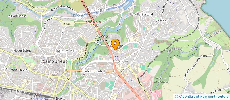 localisation de l'entreprise MONSIEUR SHAKEEB KHWAJA à SAINT-BRIEUC