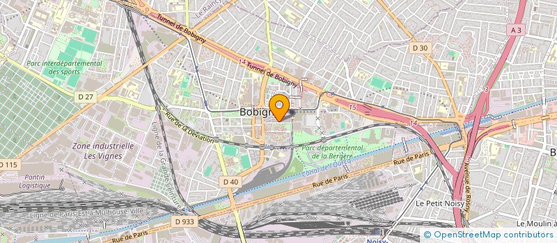 localisation de l'entreprise MONSIEUR SHAKEER MOMAND  BOBIGNY