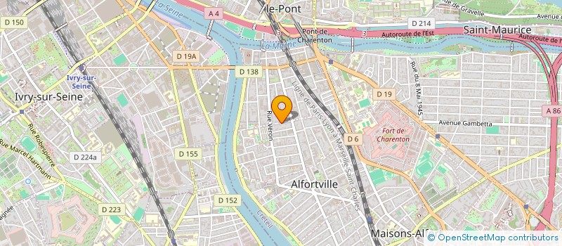 localisation de l'entreprise MONSIEUR SHAKHZOD SERIKBAYEV à ALFORTVILLE