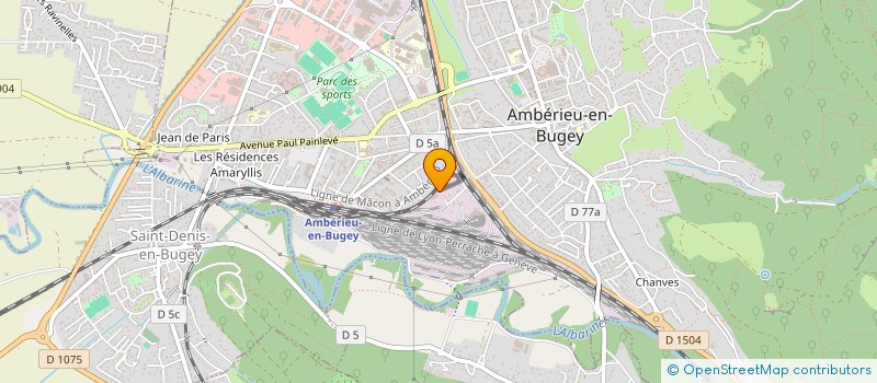 localisation de l'entreprise MONSIEUR SHAKIR AHMADZAI  AMBERIEU-EN-BUGEY