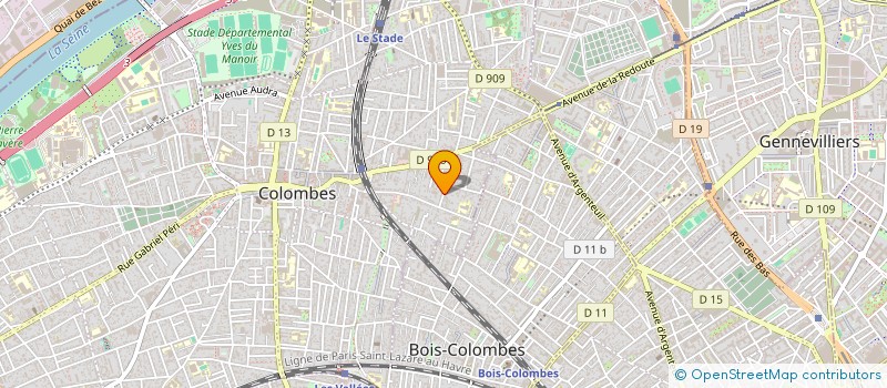 localisation de l'entreprise MONSIEUR SHAKIR ANDIVA à COLOMBES