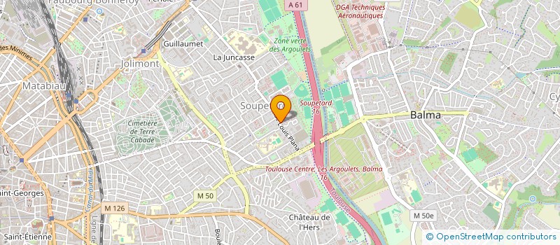 localisation de l'entreprise MONSIEUR SHAKIR BENCHEIK  TOULOUSE