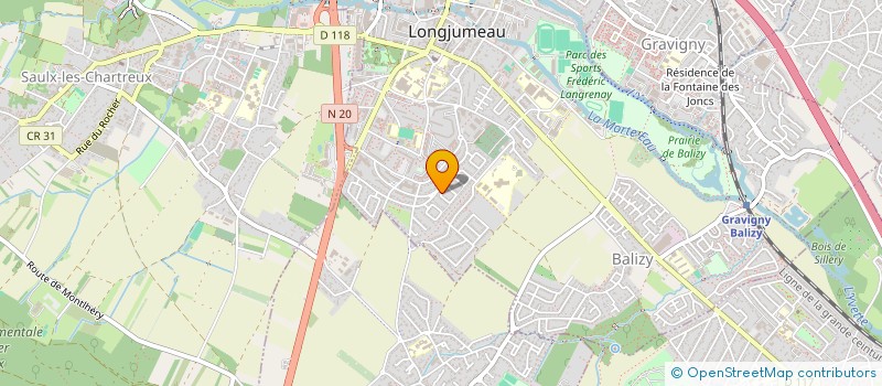 localisation de l'entreprise MONSIEUR SHAKTHI RADJOU à LONGJUMEAU