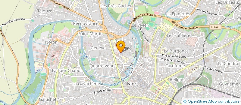 localisation de l'entreprise MONSIEUR SHALIDULLAH SHINWARI  NIORT