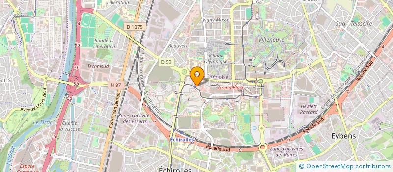 localisation de l'entreprise MONSIEUR SHAMALI JABARKHAIL à ECHIROLLES