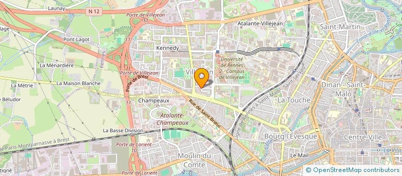 localisation de l'entreprise MONSIEUR SHAMKHAN KABULAEV  RENNES