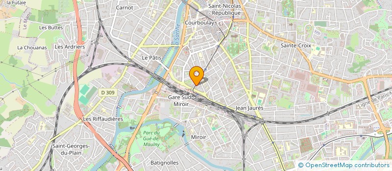 localisation de l'entreprise MONSIEUR SHAMS BRIDE  LE MANS