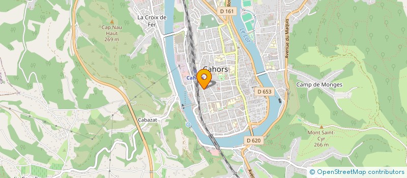 localisation de l'entreprise MONSIEUR SHAMS GHULAMI  CAHORS