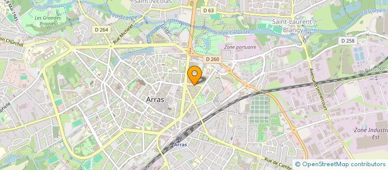 localisation de l'entreprise MONSIEUR SHAMS MAROUF à ARRAS