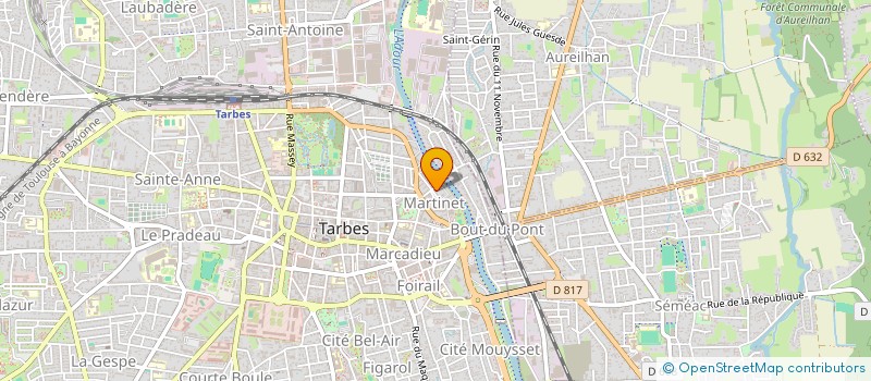 localisation de l'entreprise MONSIEUR SHAMS RAHMANI  TARBES