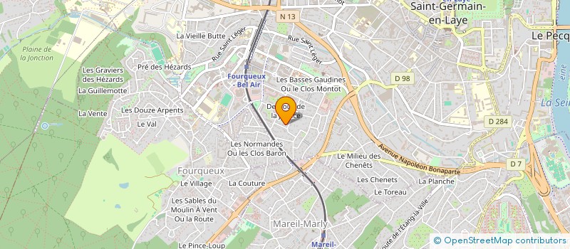 localisation de l'entreprise MONSIEUR SHAMSEDDINE EL OUARRAD  SAINT-GERMAIN-EN-LAYE