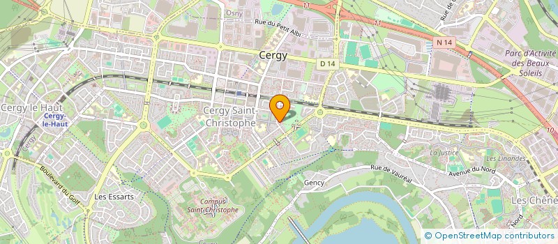 localisation de l'entreprise MONSIEUR SHAMSEDDINE MONAYAJO  CERGY