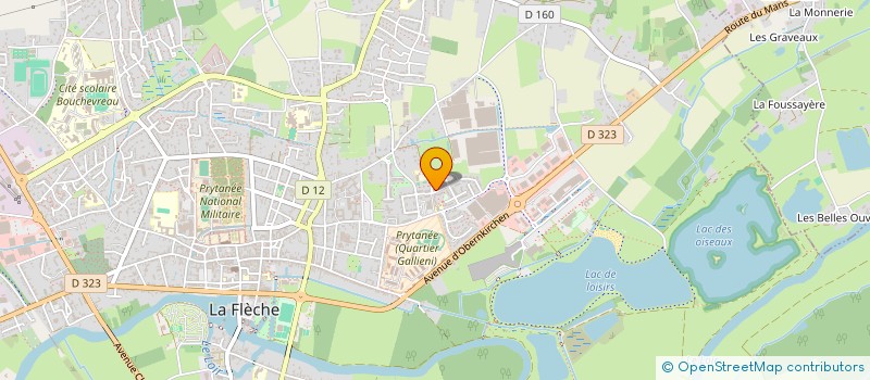 localisation de l'entreprise MONSIEUR SHAMSHAD SHINWARI  LA FLECHE